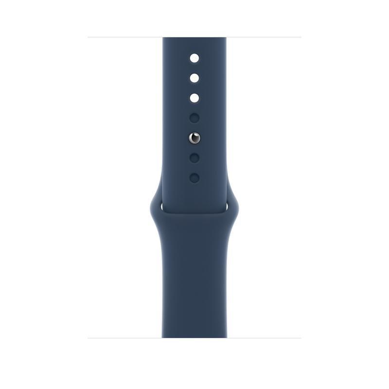 Apple Watch SE GPS 44mm Silver Aluminium Case with Abyss Blue Sport Band - Regular, , large image number 2