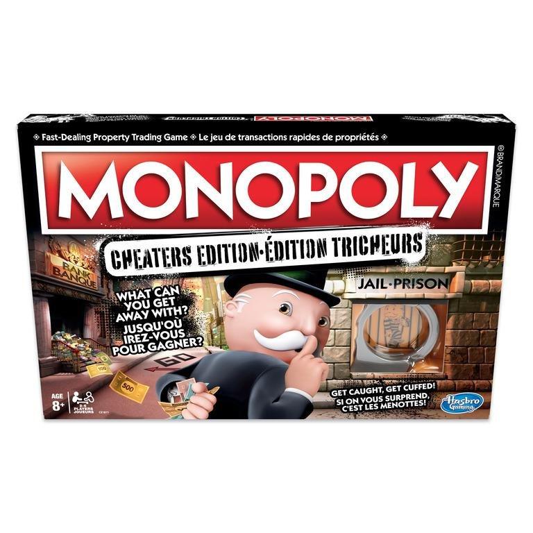 Hasbro Monopoly Cheaters Edition Board Game, , large image number 0