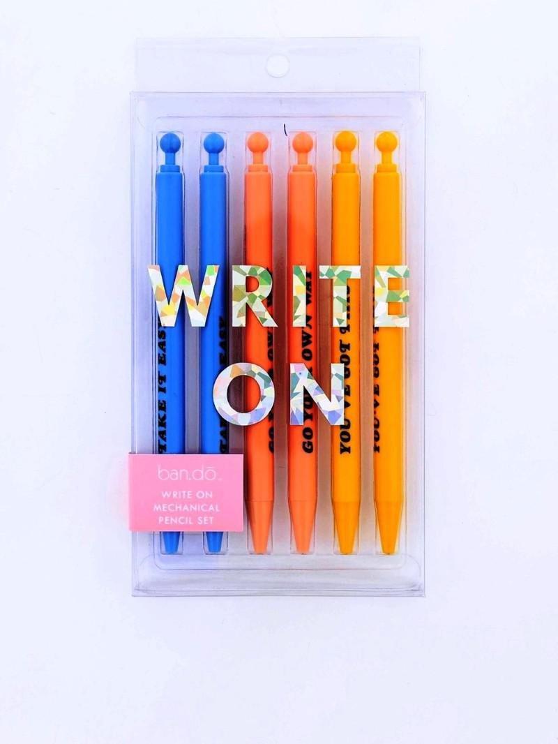 Ban.do Write On Mechanical Pencil Set Encouragement, , large image number 0
