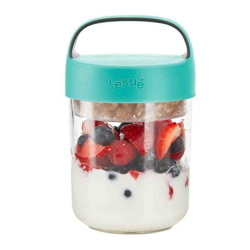 Lekue Jar To Go 14oz/400ml Mint, , large image number 0