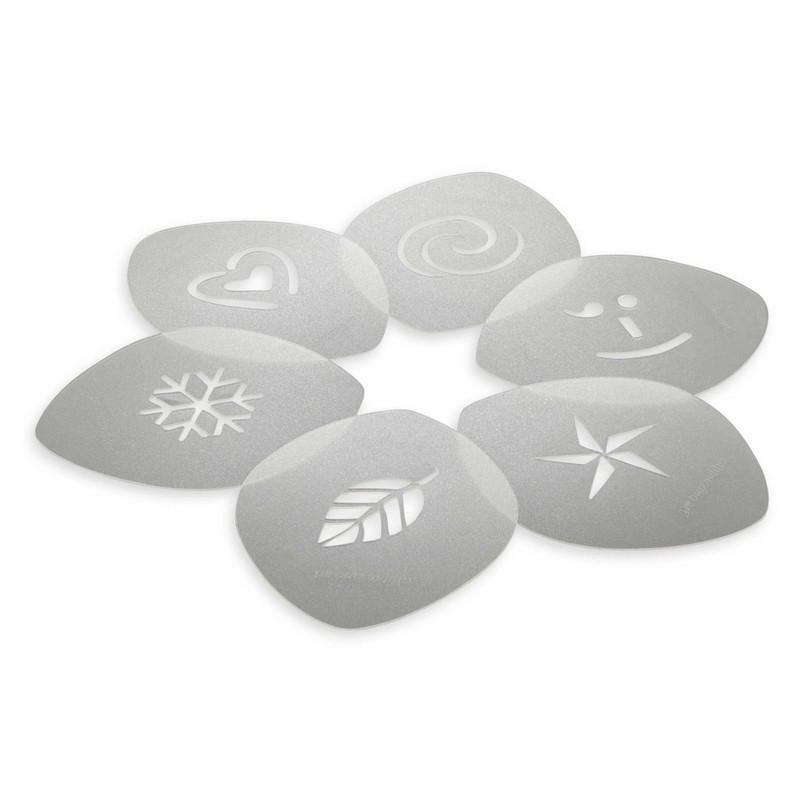 Aerolatte Cappuccino Art Stencils (6 Designs), , medium