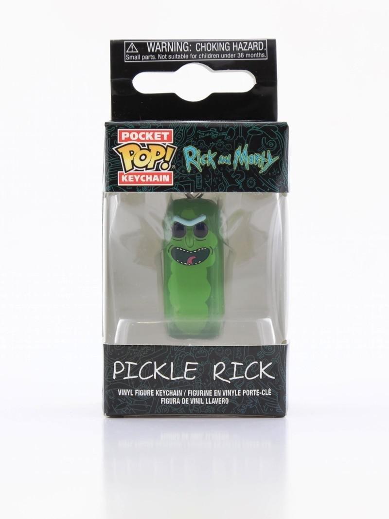 Funko Pop Rick & Morty Pickle Rick Vinyl Keychain, , large image number 1