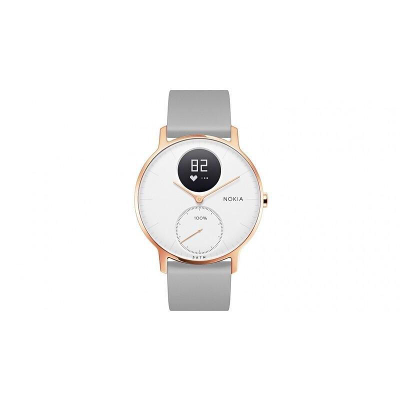 WITHINGS Withings Nokia Steel HR Rose Gold 30mm White Grey