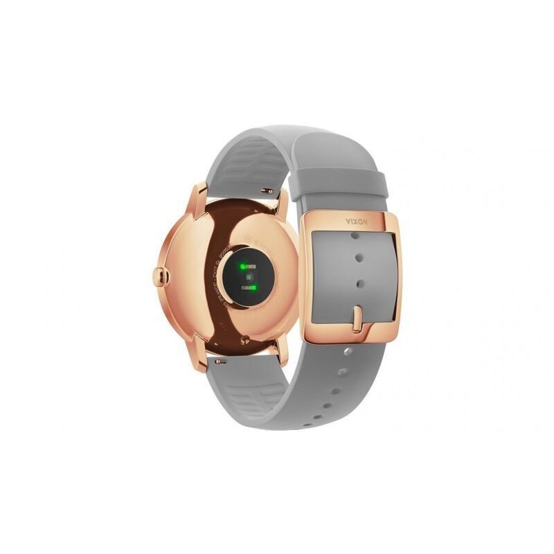 Withings Nokia Steel HR Rose Gold 30mm White/Grey Silicone Band Smartwatch, , large image number 2