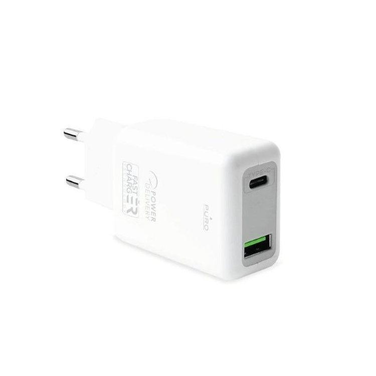 Puro Fast Charger Power Delivery Travel Charger 30W White, , large image number 0