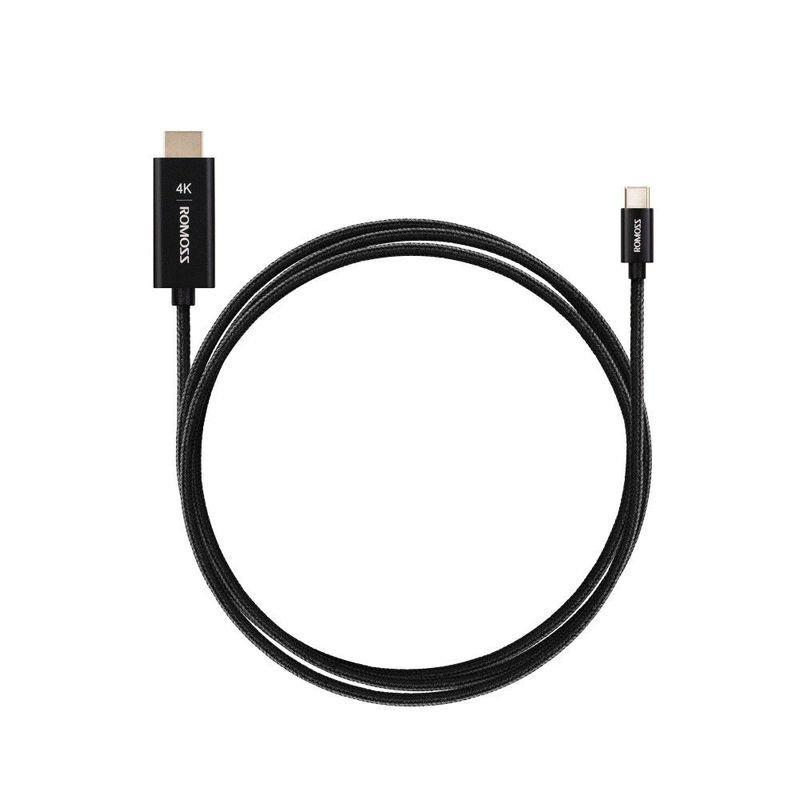 Romoss Type C to HDMI 4K 2M Cable Black, , large image number 0