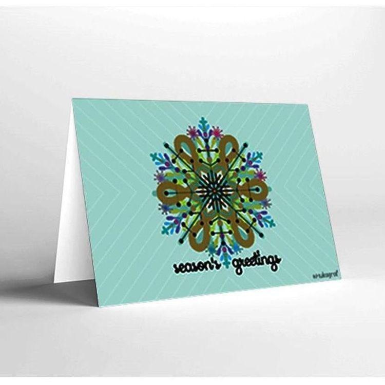 Mukagraf Season's Greetings Greeting Card (17 x 11.5cm), , medium