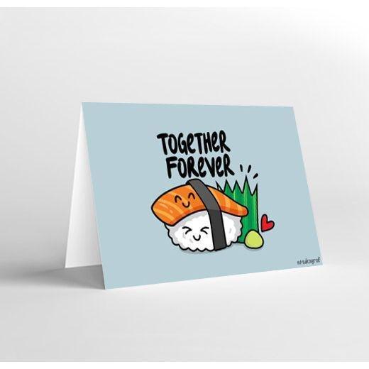 Mukagraf Together Forever Greeting Card (17 x 11.5cm), , large image number 0