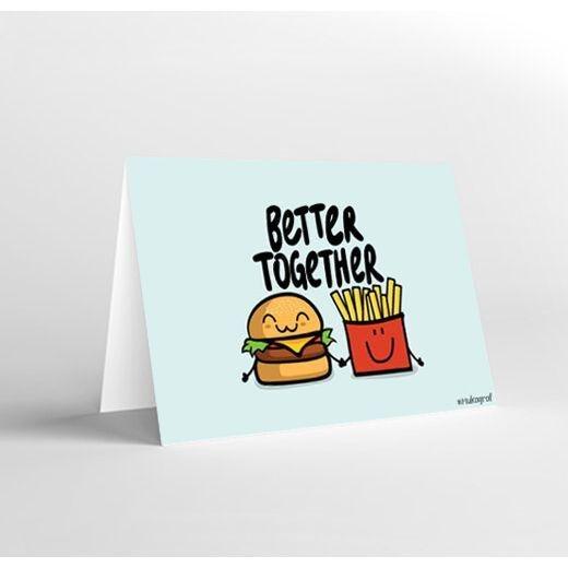Mukagraf Better Together Greeting Card (17 x 11.5cm), , medium