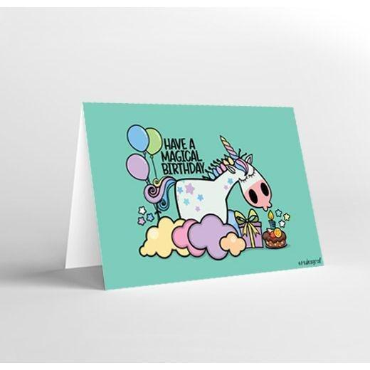 Mukagraf Have A Magical Birthday Greeting Card (17 x 11.5cm), , medium