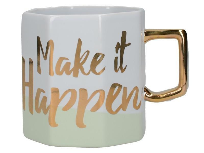 Ava & I Octagonal Mug Make It Happen 450ml, , large image number 0