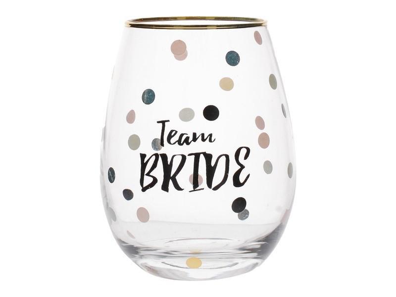 Ava & I Stemless Glass Team Bride 590ml, , medium