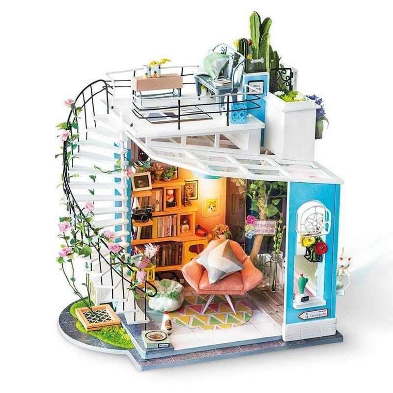 Robotime DIY House Dora's Loft, , large image number 0