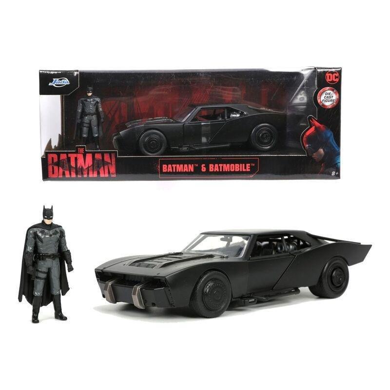 Jada Toys DC The Batman Movie Batman And Batmobile Diecast Model Car 1.24 Scale, , large image number 0