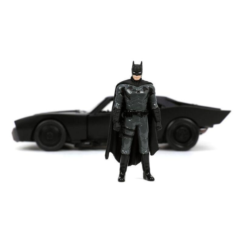 Jada Toys DC The Batman Movie Batman And Batmobile Diecast Model Car 1.24 Scale, , large image number 2