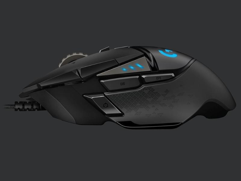 Logitech G 910-005471 G502 HERO High Performance RGB Gaming Mouse with 11 Programmable Buttons and Personalized Weight and Balance Tuning with 3.6g..., , large image number 1