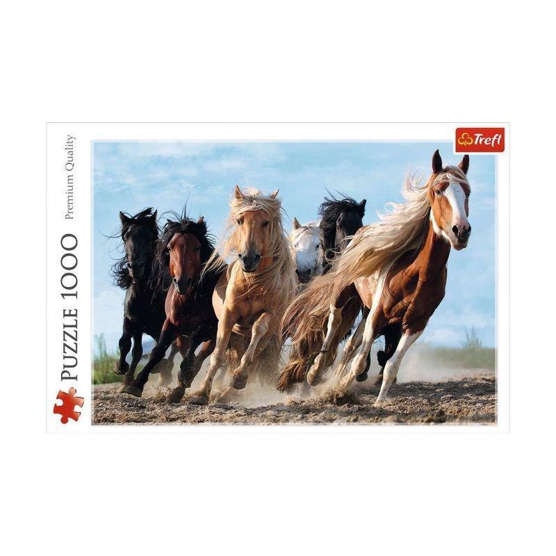 Trefl Galloping Horses 1000 Pcs Jigsaw Puzzle, , large image number 1