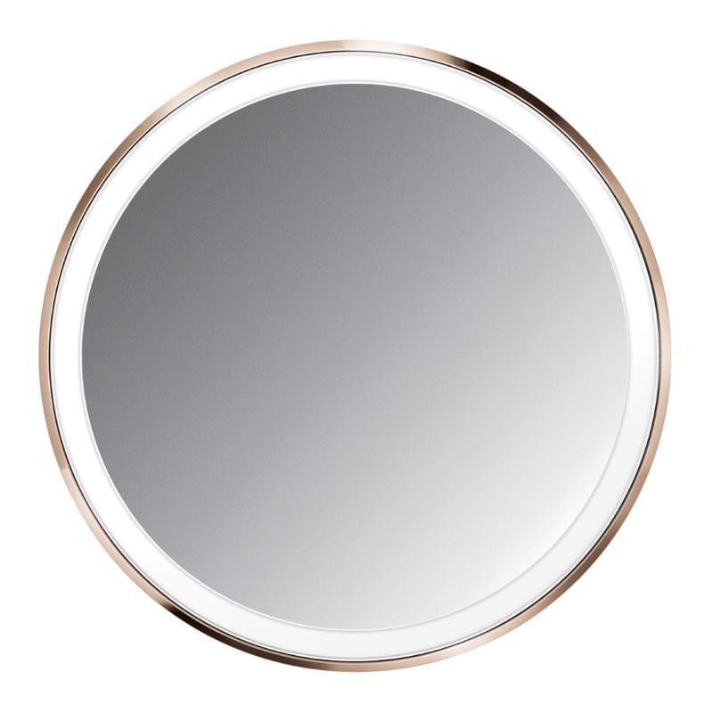 Simple Human Sensor Compact Mirror Rose Gold (10 cm), , large image number 3