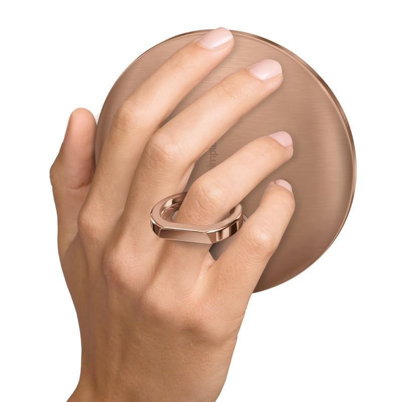 Simple Human Sensor Compact Mirror Rose Gold (10 cm), , large image number 5