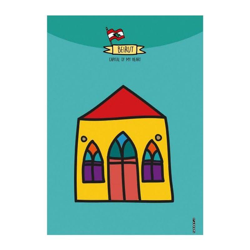 Luanatic Beirut House Wood Poster, , large image number 0