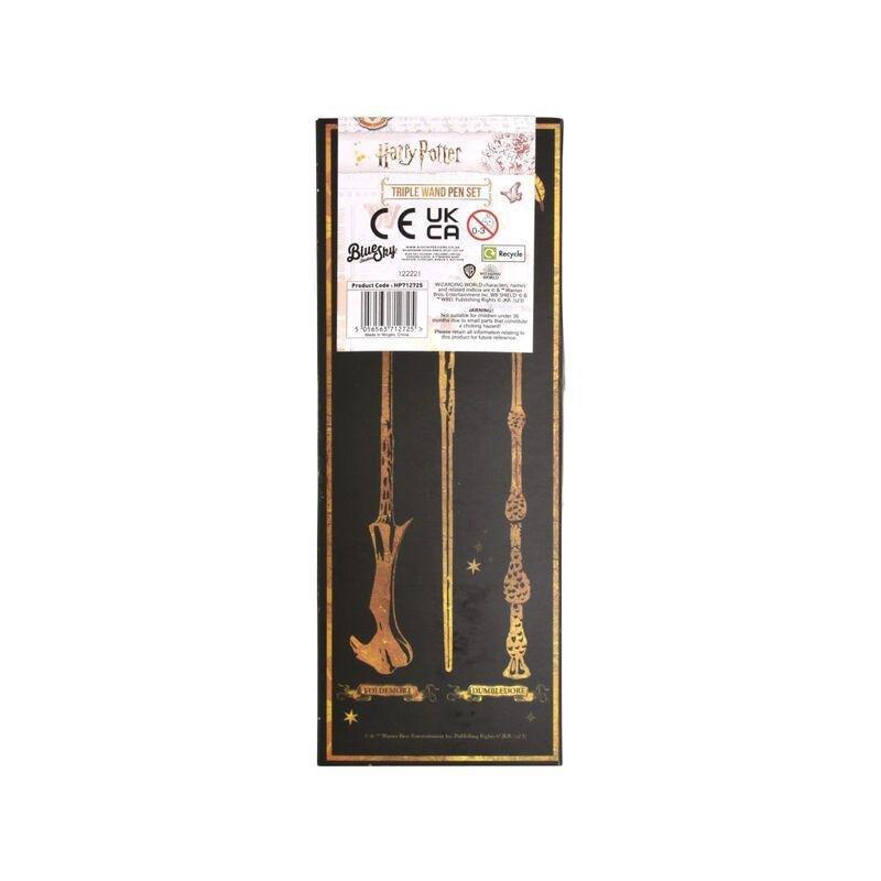 Blue Sky Designs Harry Potter Triple Wand Pen Set (Set of 3), , large image number 1