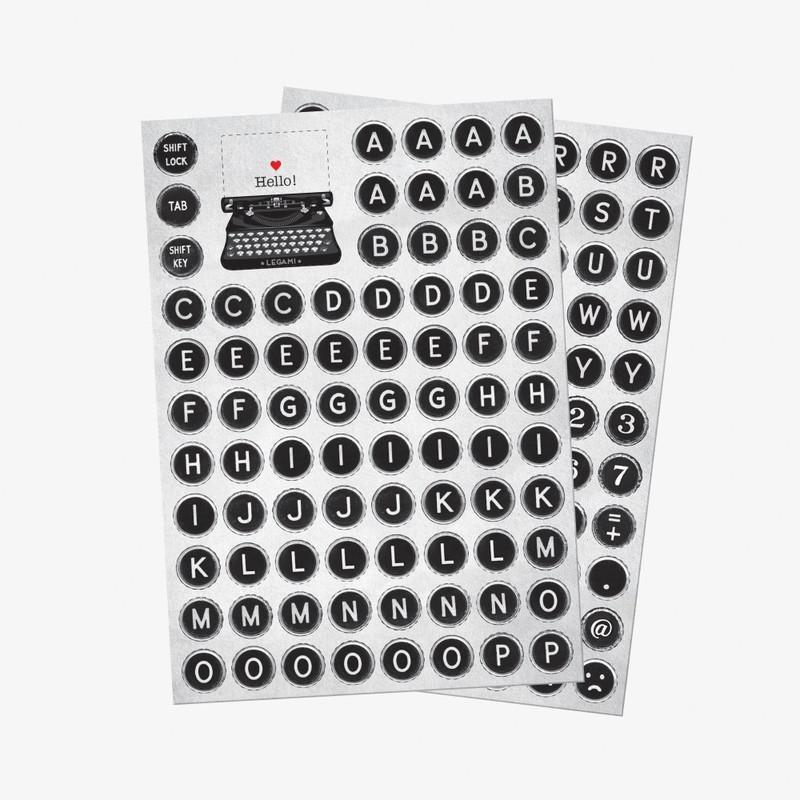 Legami Something To Write Magnetic Letters Typewriter, , large image number 0