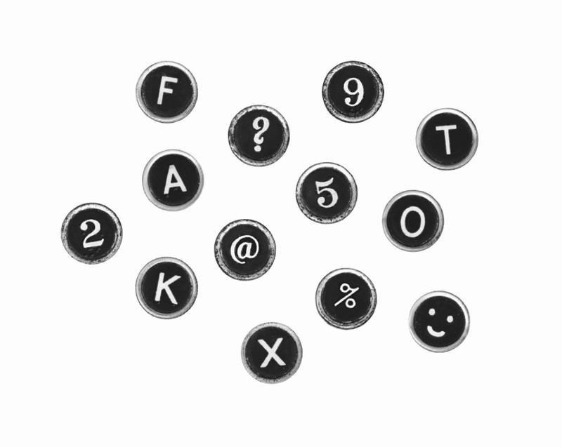 Legami Something To Write Magnetic Letters Typewriter, , large image number 2