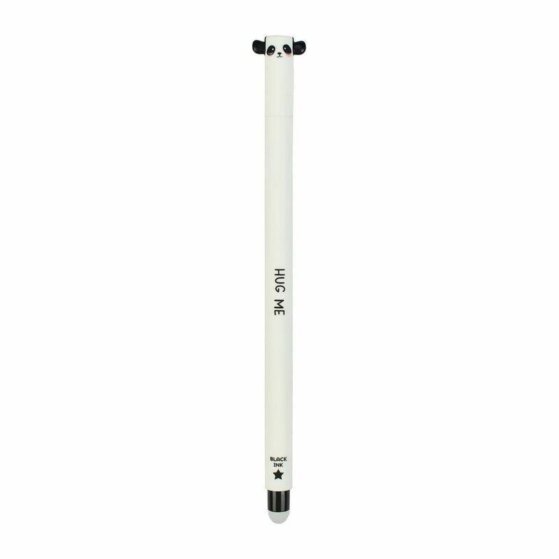 Legami Erasable Gel Pen - Panda - Black, , medium