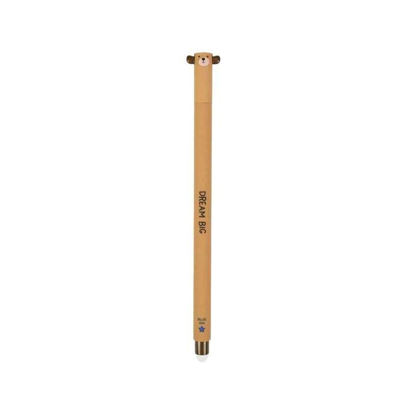 Legami Erasable Gel Pen - Bear - Blue, , medium