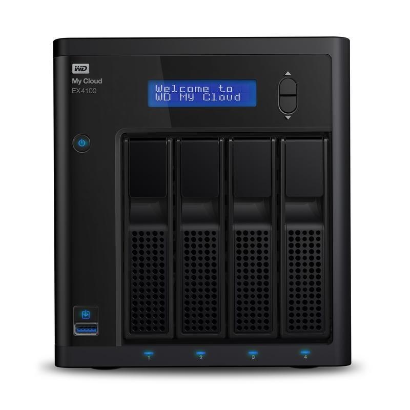 Western Digital My Cloud EX4100 Ethernet LAN Desktop Black NAS, , large image number 0