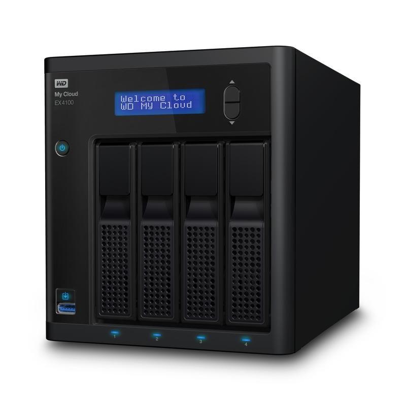 Western Digital My Cloud EX4100 Ethernet LAN Desktop Black NAS, , large image number 2