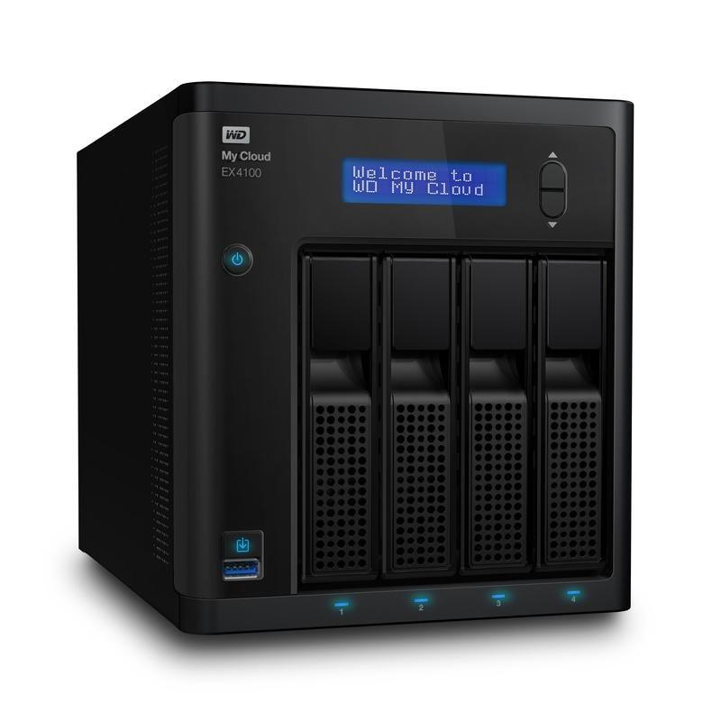 Western Digital My Cloud EX4100 Ethernet LAN Desktop Black NAS, , large image number 3