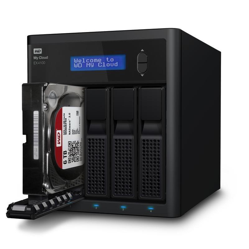 Western Digital My Cloud EX4100 Ethernet LAN Desktop Black NAS, , large image number 4