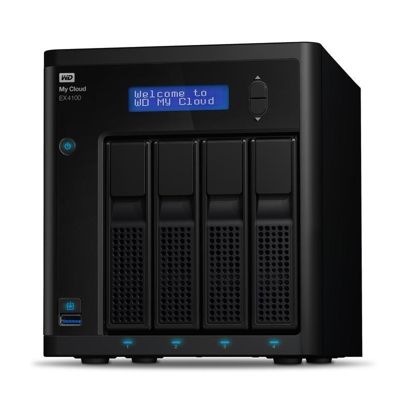 Western Digital My Cloud EX4100 Ethernet LAN Desktop Black NAS, , large image number 5