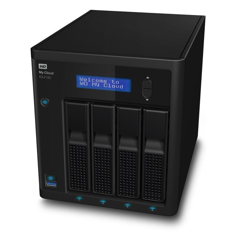 Western Digital My Cloud EX4100 Ethernet LAN Desktop Black NAS, , large image number 6