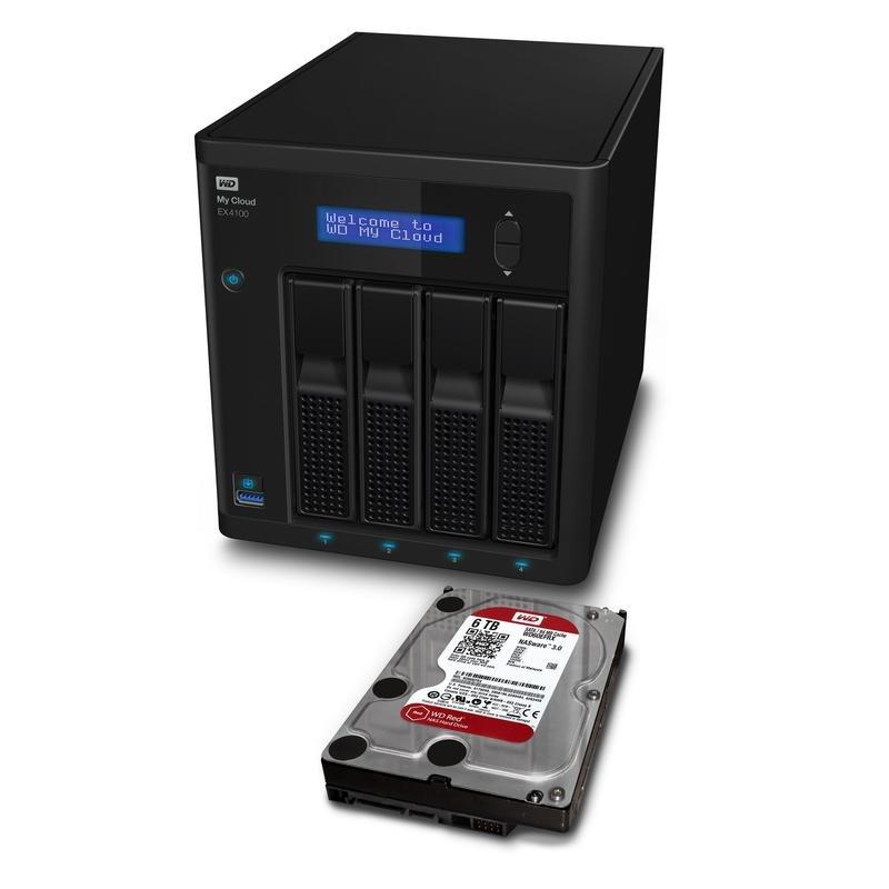 Western Digital My Cloud EX4100 Ethernet LAN Desktop Black NAS, , large image number 8