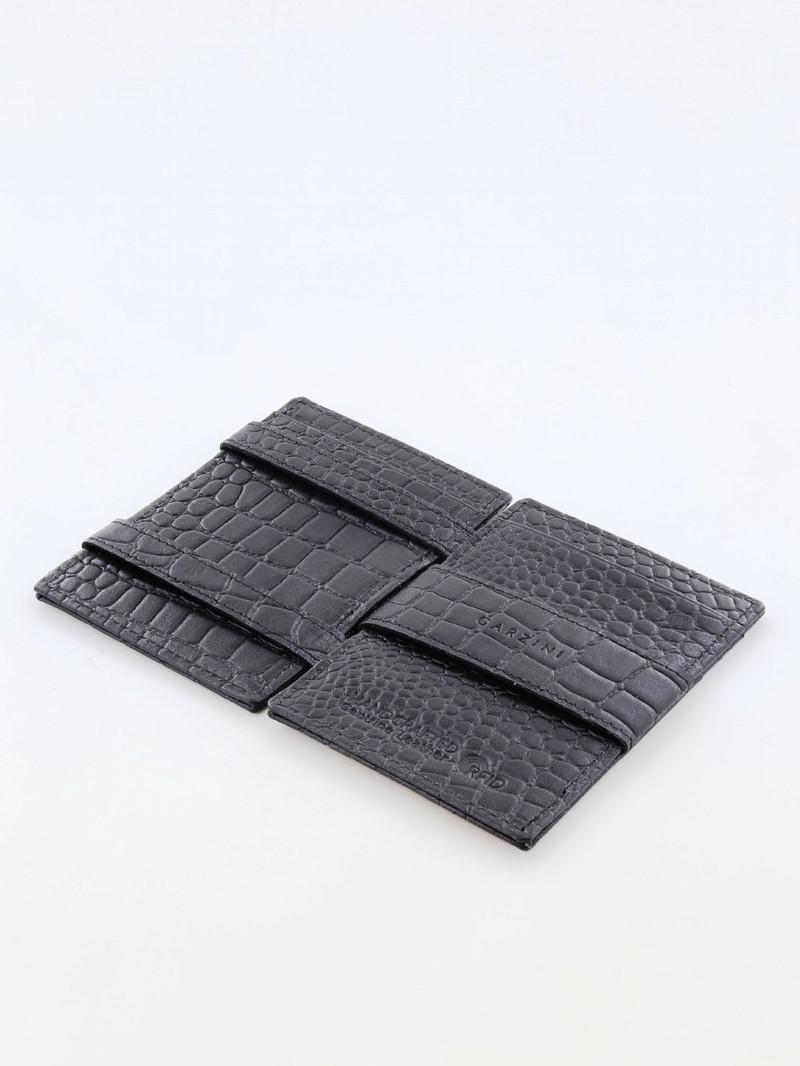 Garzini Essenziale Magic Wallet Croco Black, , large image number 2