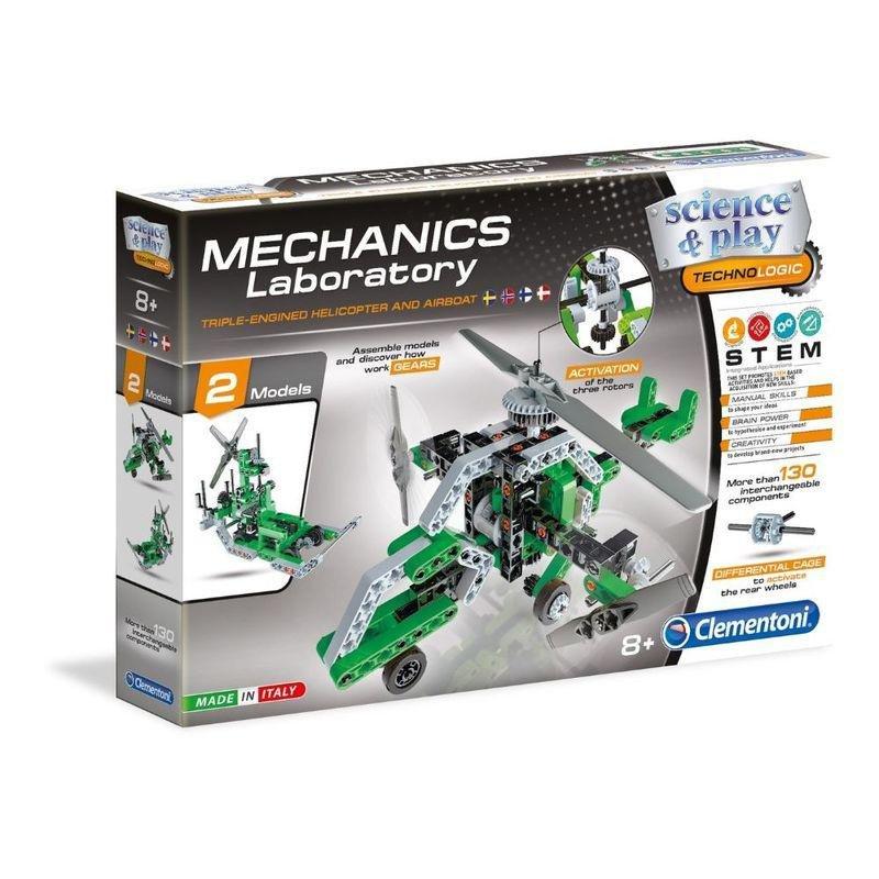 Clementoni Mech Lab Copter & Fanboat, , large image number 0
