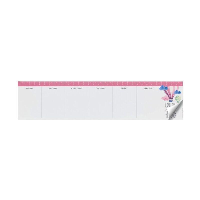 Legami Smart Planning - Air Balloons - Desk Planner - Size 34 X 8 cm, , large image number 0