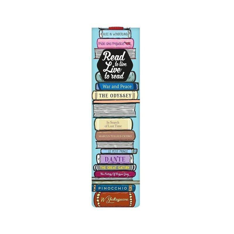 Legami Read to Live Live to Read Bookmark, , medium