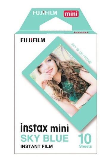 Fujifilm instax mini Sky Blue Instant Film (10 Sheets), , large image number 0