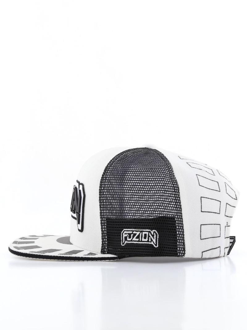 Fuzion Xtreme Snapback Cap White/Black, , large image number 2