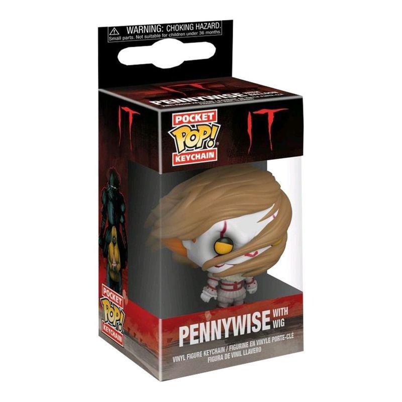 Funko Pocket Pop It S2 Pennywise with Wig Vinyl Keychain, , large image number 2