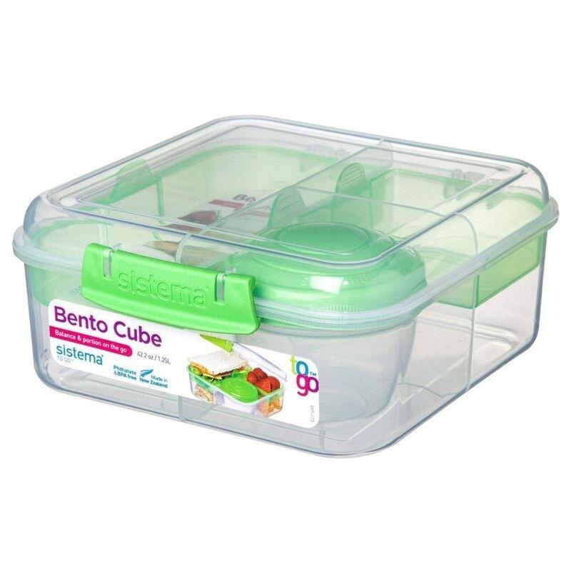 Sistema To Go Version Large Lunch Box with Moveable Compartment, , large image number 0