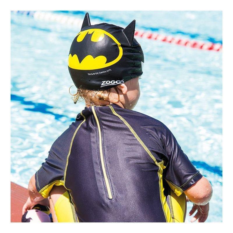 Zoggs Batman 3D Silicone Kids' Swimming Cap, , large image number 1