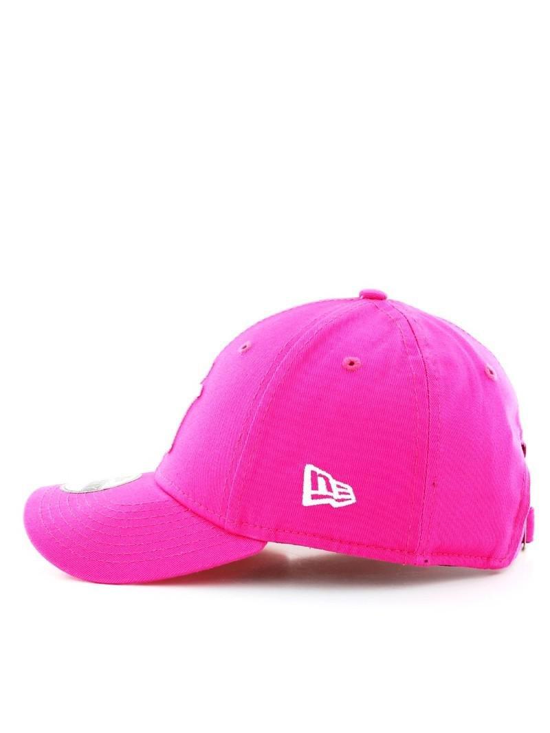 New Era Mlb League Basic Ny Yankee Cap Kids Pnk Yth, , large image number 0