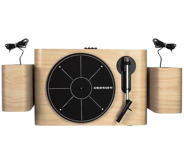 Crosley Gig Turntable with Speakers (Pair) - Natural, , large image number 1