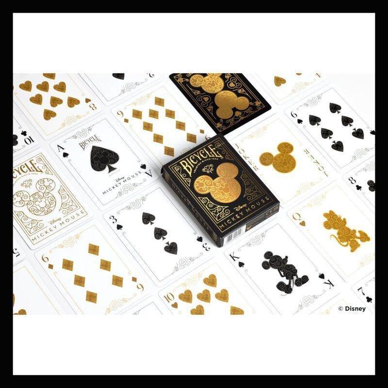 Bicycle Playing Cards Disney Black & Gold Mickey, , large image number 2