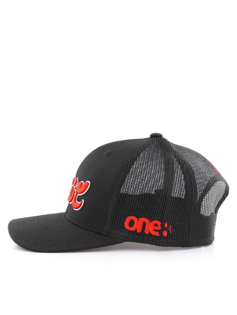 One8 Ma3 Nafsak Calligraphy Curved Brim Trucker Hat Unisex Cap Osfa, , large image number 2