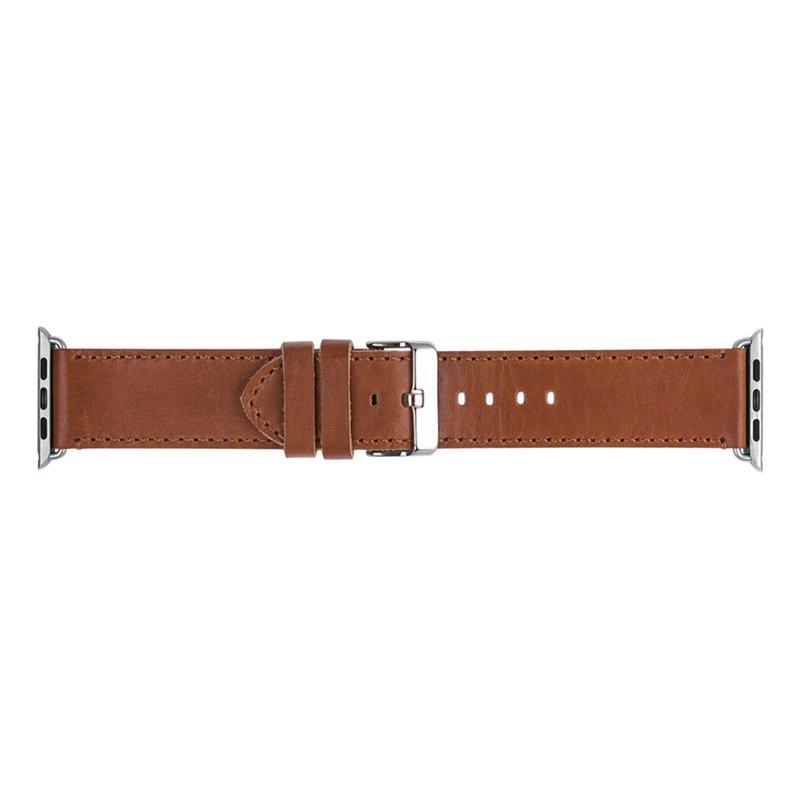 dbramante1992 Copenhagen Watch Strap Dark Saddle Brown Silver for Apple Watch 42/44mm, , large image number 0